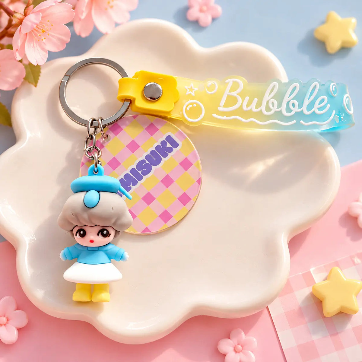 Porte-clé Aiko Rainbow girl