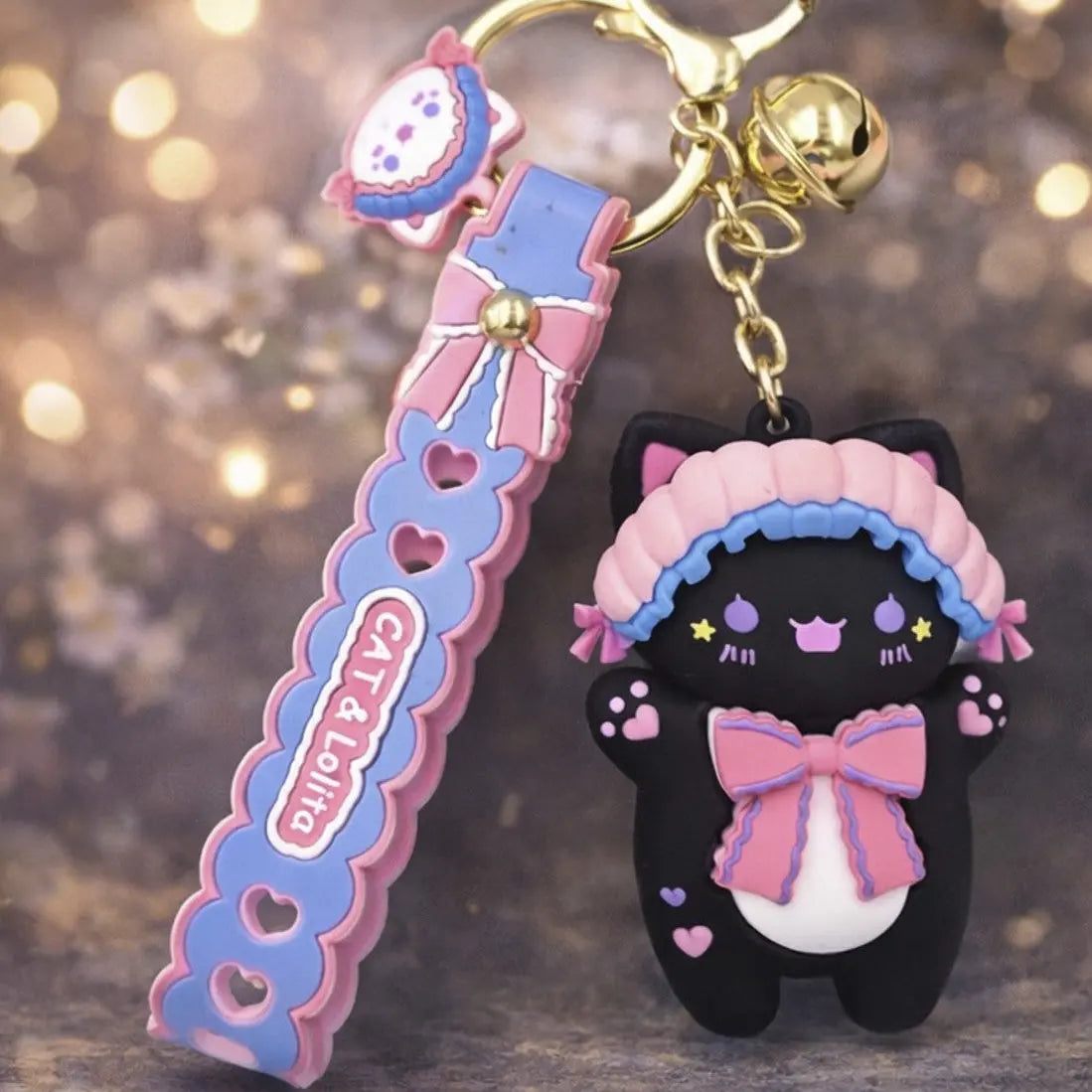 Porte-clé Lolita Cat kawaii