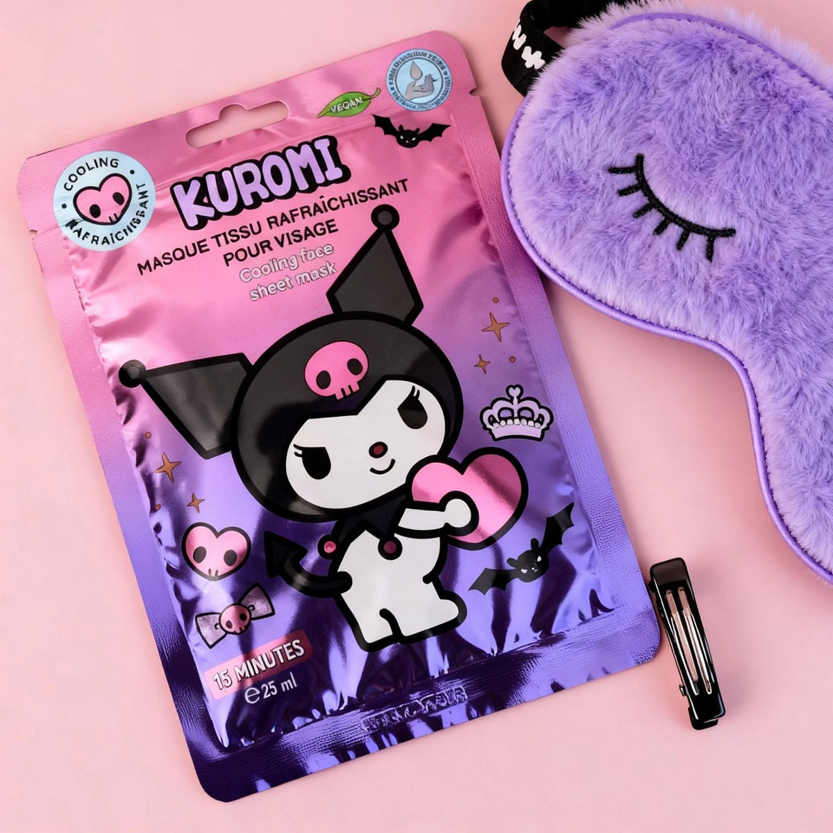 Masque tissu visage Hello Kitty / Kuromi