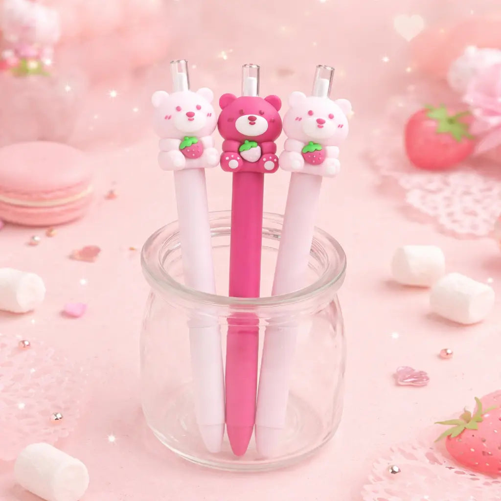 Crayon mine Strawberry Bear