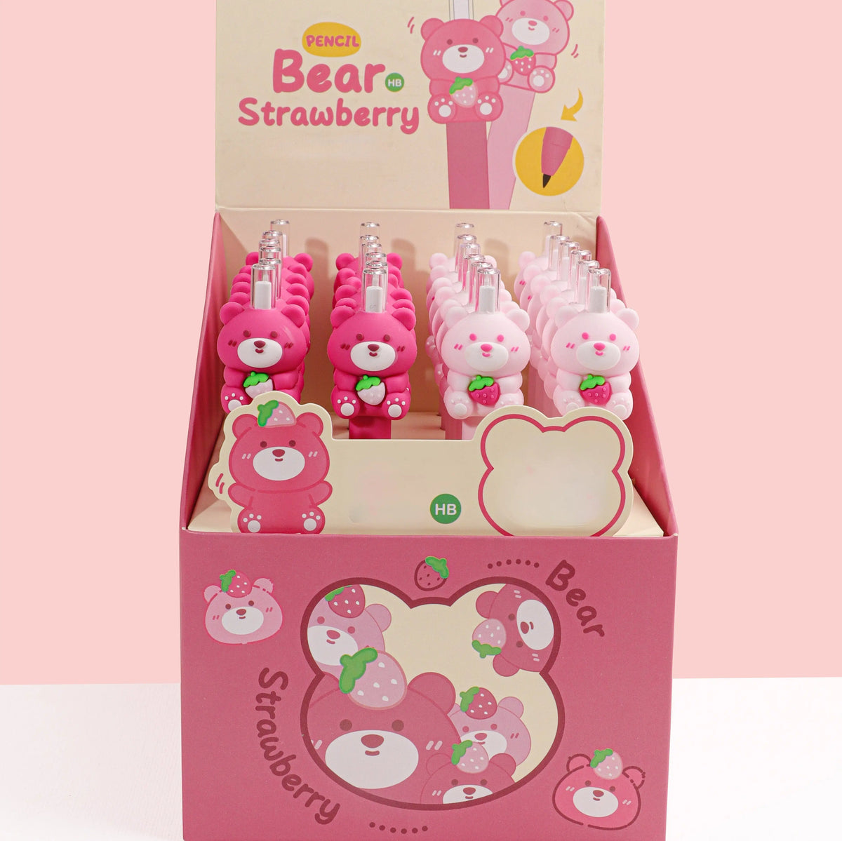Crayon mine Strawberry Bear