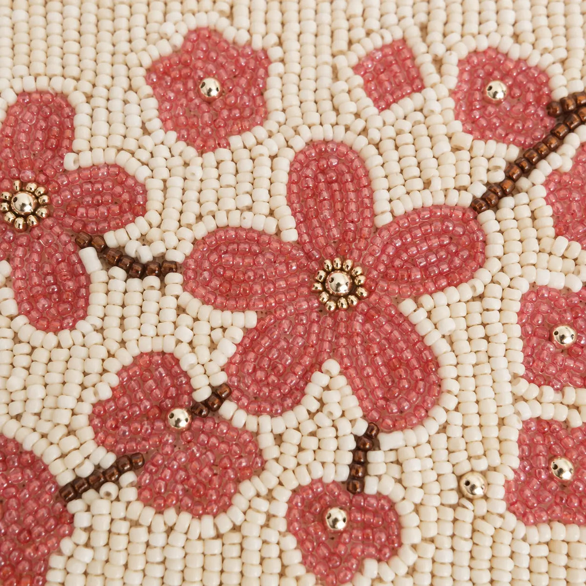 Porte-monnaie Sakura brodé de perles