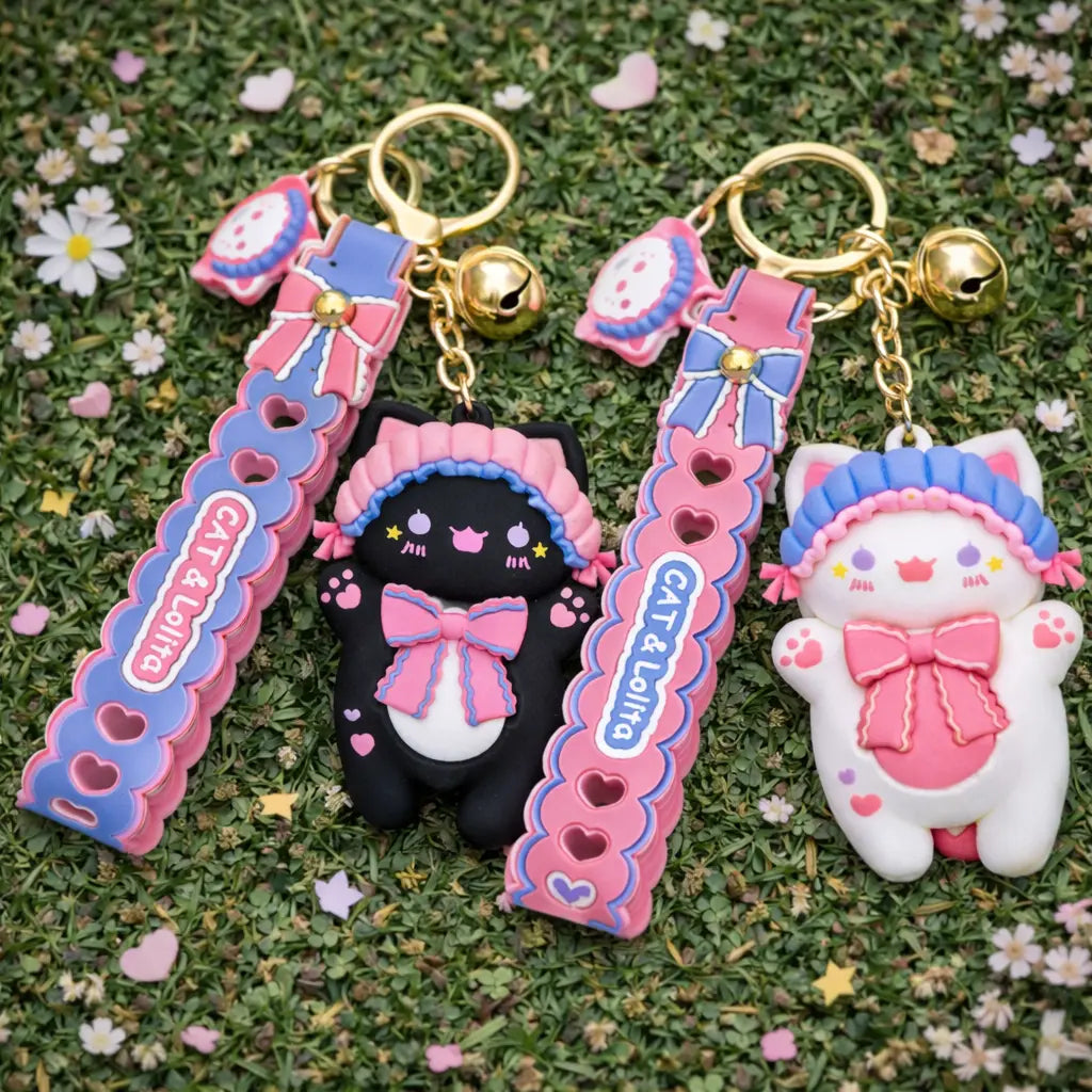 Porte-clé Lolita Cat kawaii