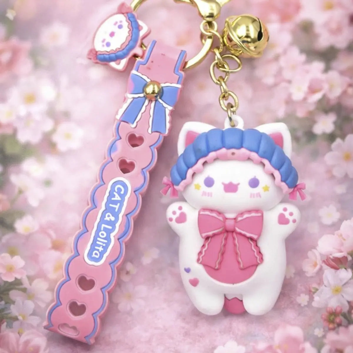 Porte-clé Lolita Cat kawaii