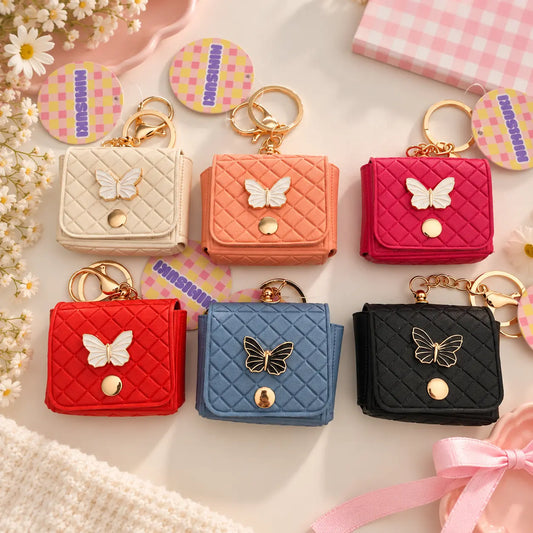 Porte-clé sac à main Papillon